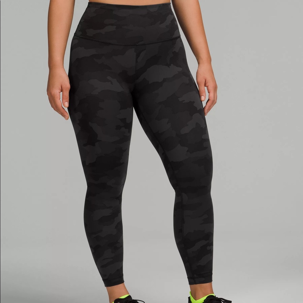 Lululemon Align women’s leggings dark camouflage grey